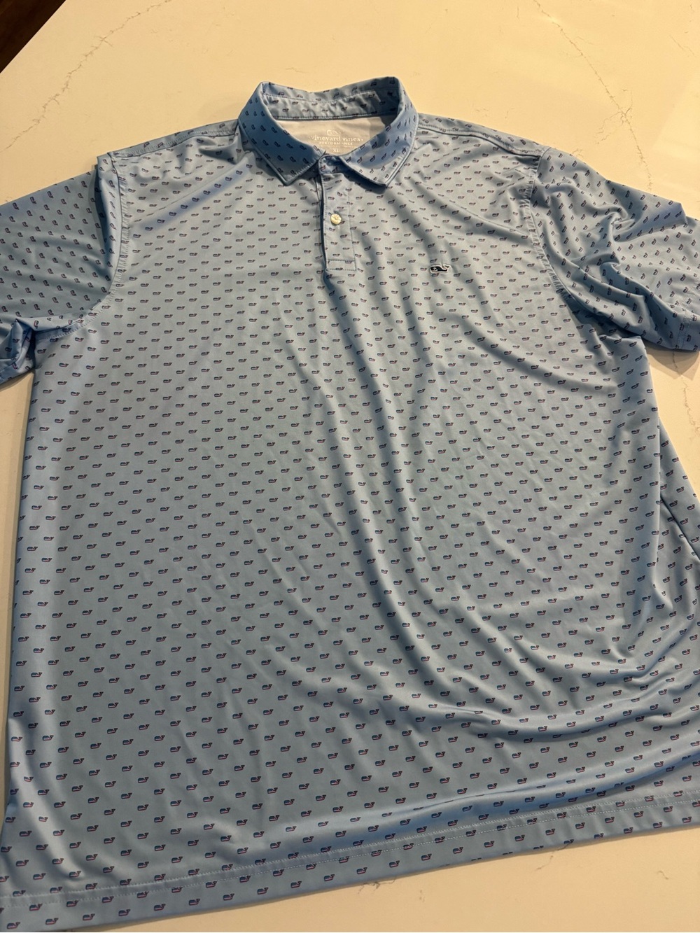 Vineyard Vines Patriotic Whale Polo